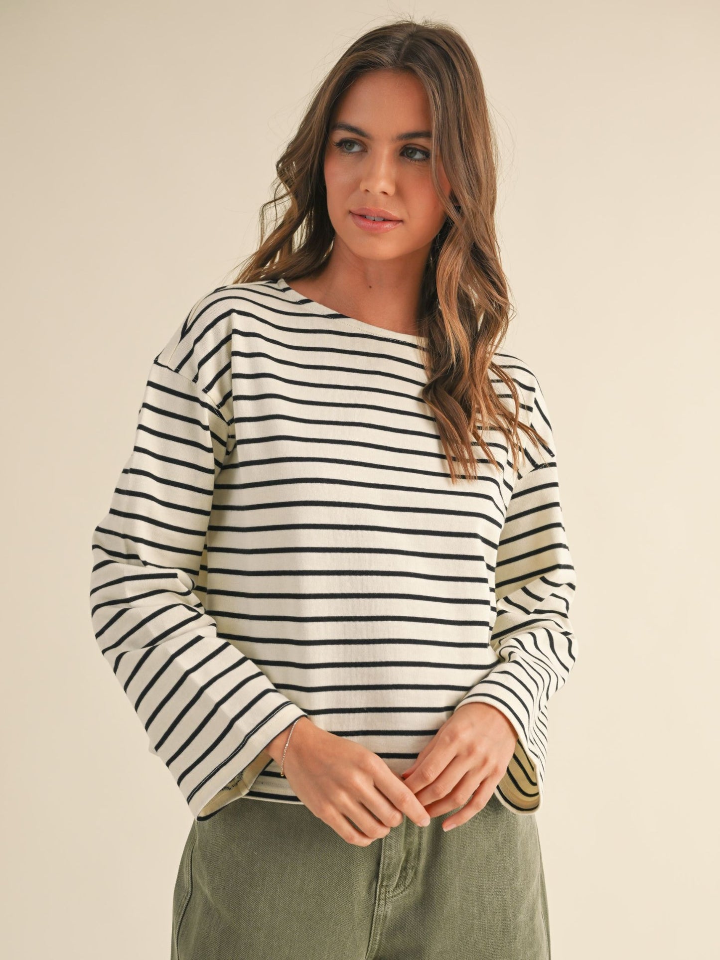 The Everyday Stripe Long Sleeve Top