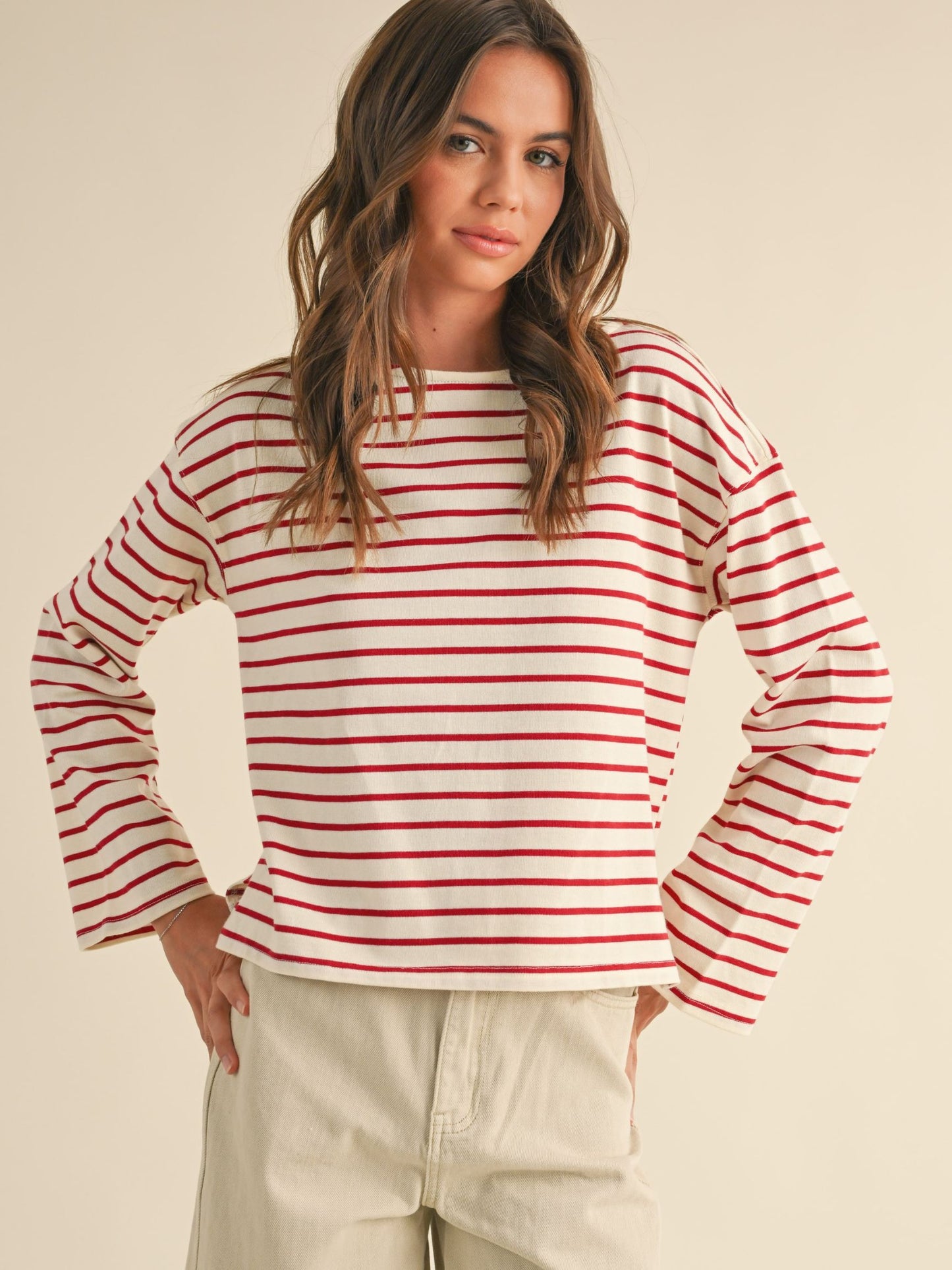 The Everyday Stripe Long Sleeve Top