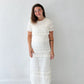 Ruffle Smocked Midi Dress
