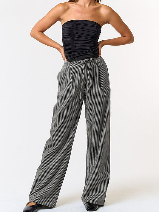 Lenny Stripe Drawstring Pants