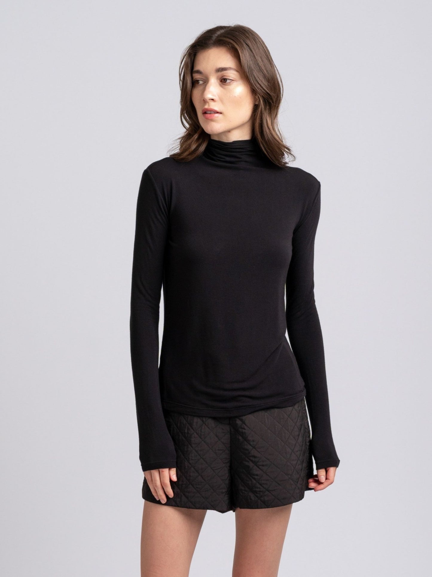 Light Weight Mock Neck Sweater