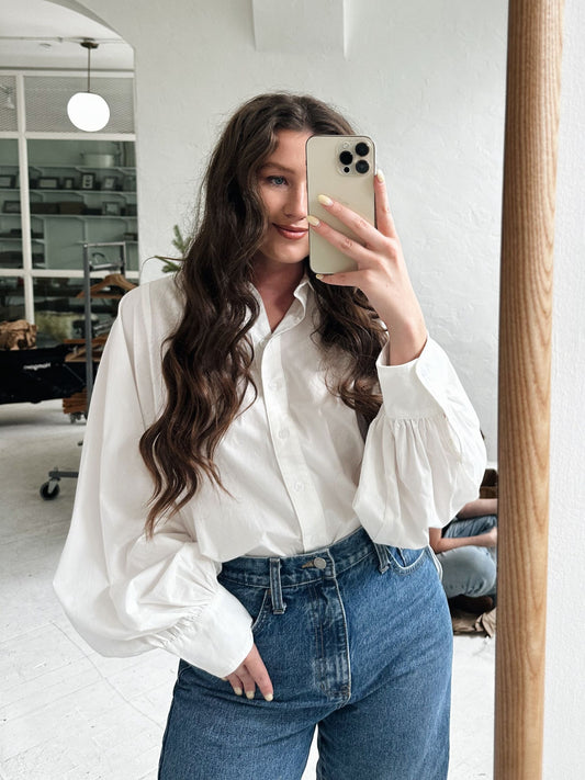Carolina Balloon Sleeve Top