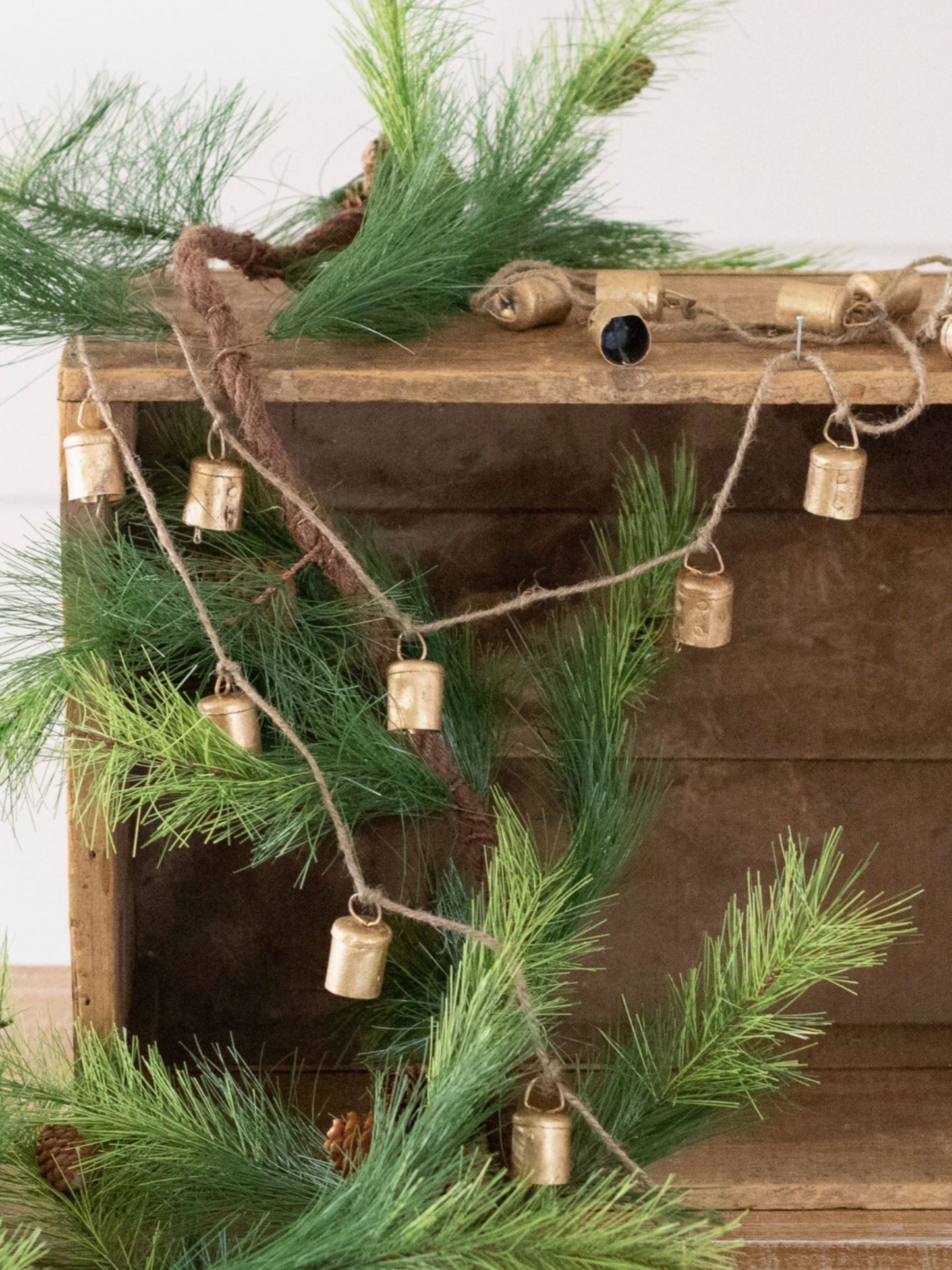 Small Brass Bells Garland
