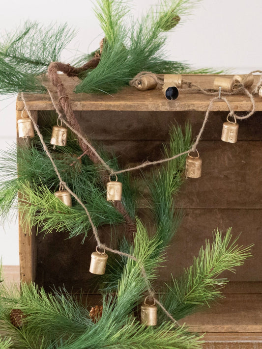 Small Brass Bells Garland