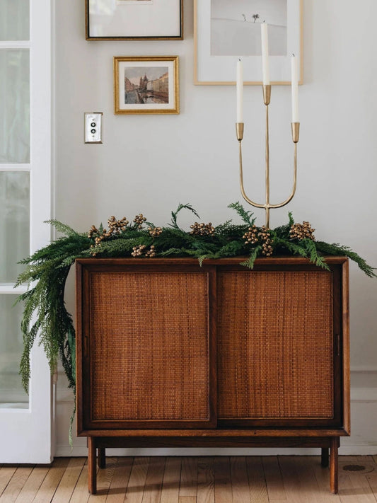 Real Touch Cedar Holiday Table Garland - 48"