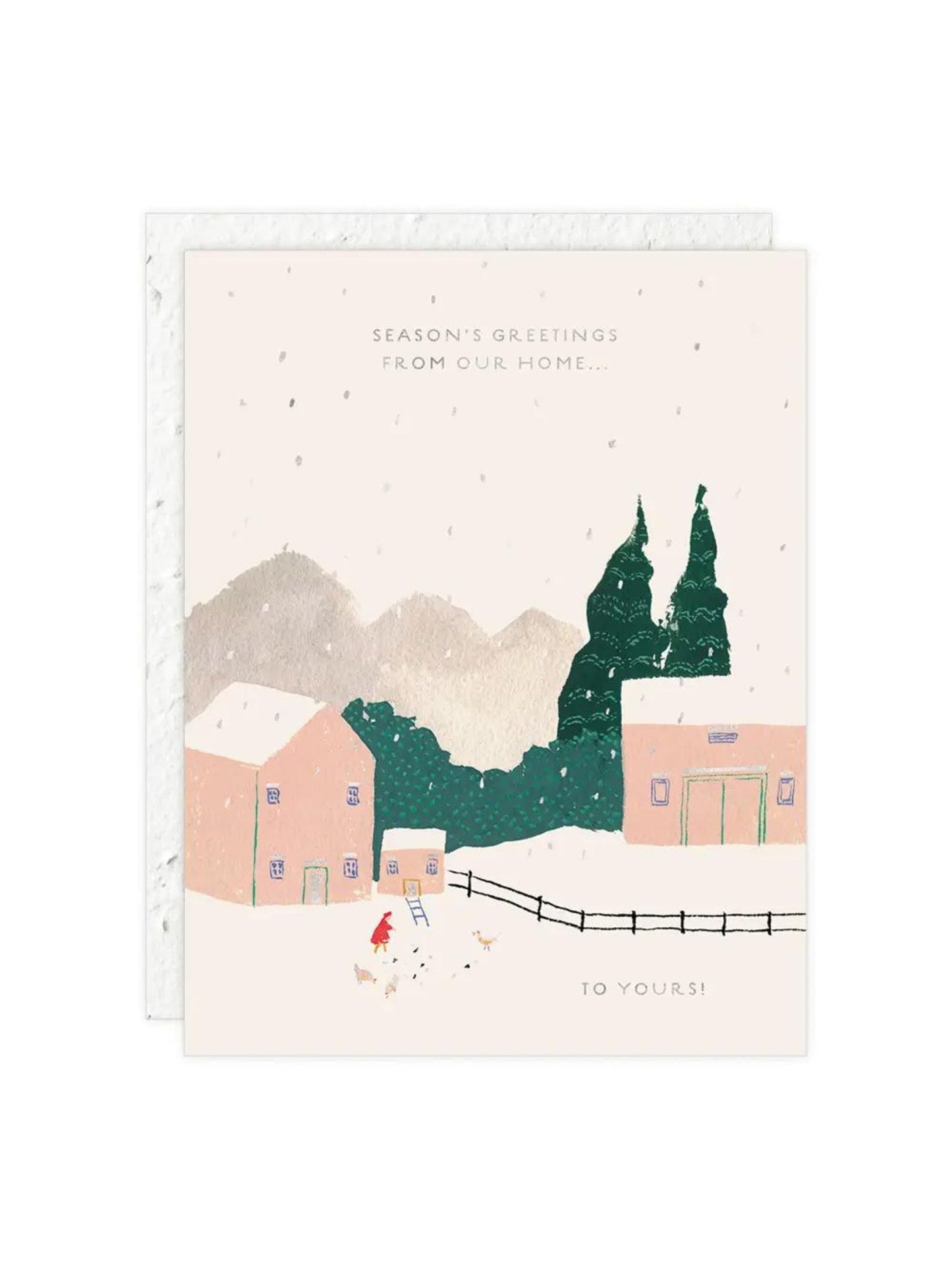 Snow Chickens Holiday Card