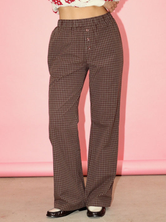 Plaid PJ Pant