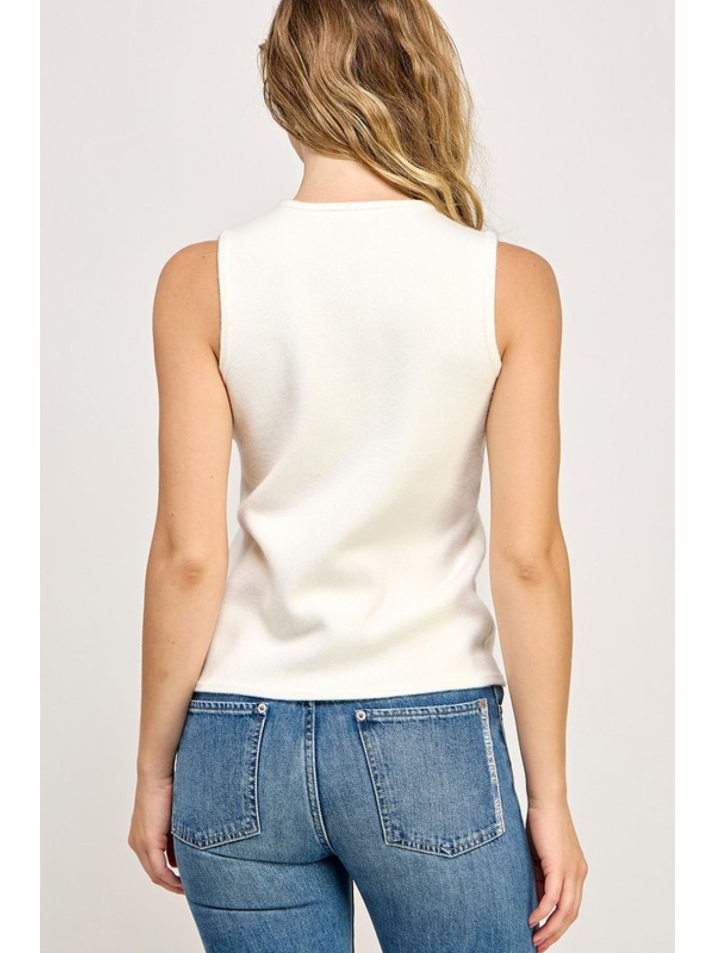 Krista Button Down Sweater Vest