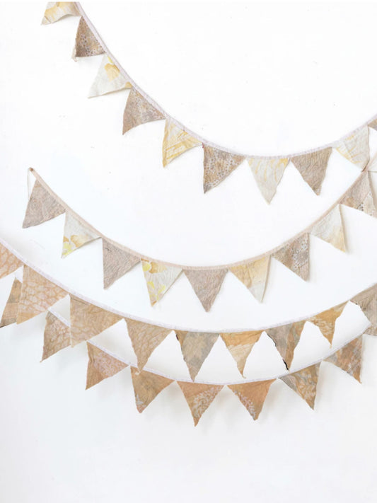 Vintage Cotton Kantha Pennant Garland