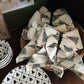 Stonewashed Cotton Printed Napkins w/ Christmas Tree Pattern, Set of 4
