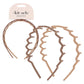 Recycled Plastic Zig Zag Headband - Neutral