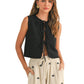 Marisol Bow Tie Front Vest