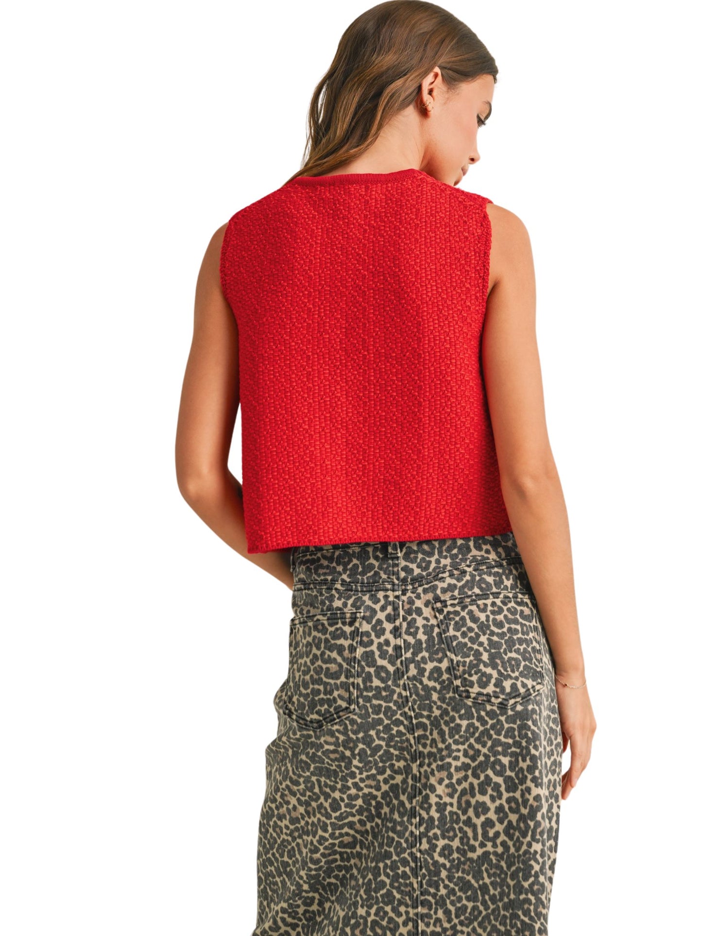 Marisol Bow Tie Front Vest