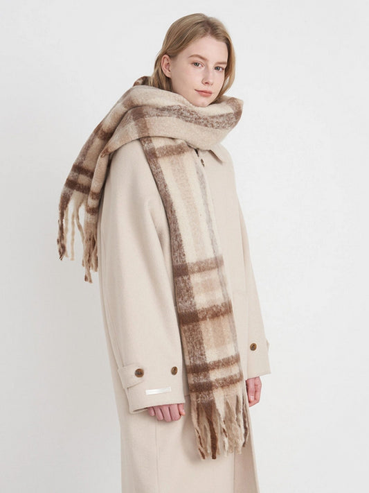 Warm Retro Tassel Scarf