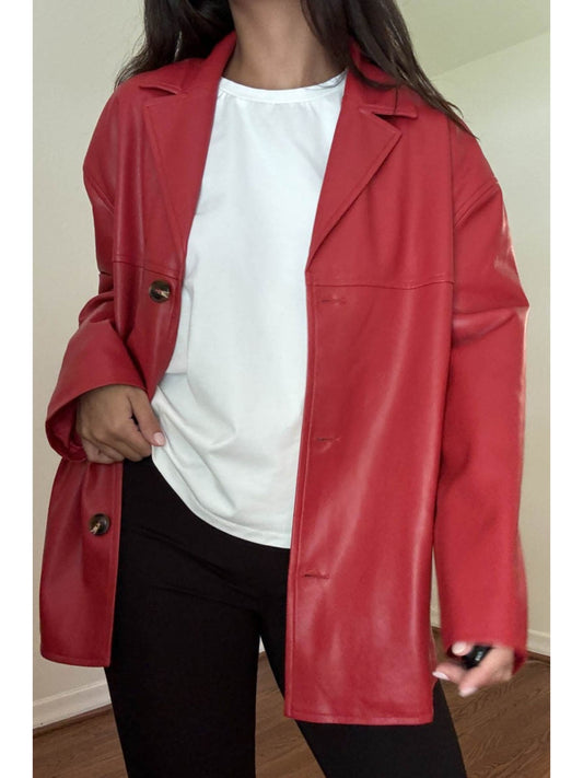 Pippa Faux Leather Jacket