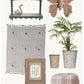 Metal Bucket with Floral Prints (pick up only)