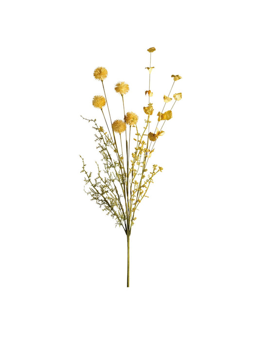 Mixed Yellow Floral Pick