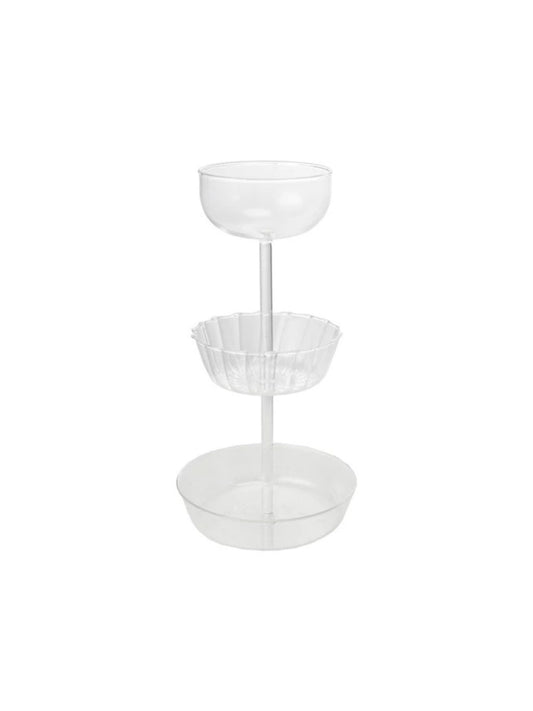Glass 3-Tier Tray - Pick Up Only