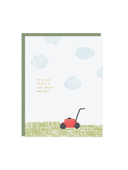 Dad Mower Card