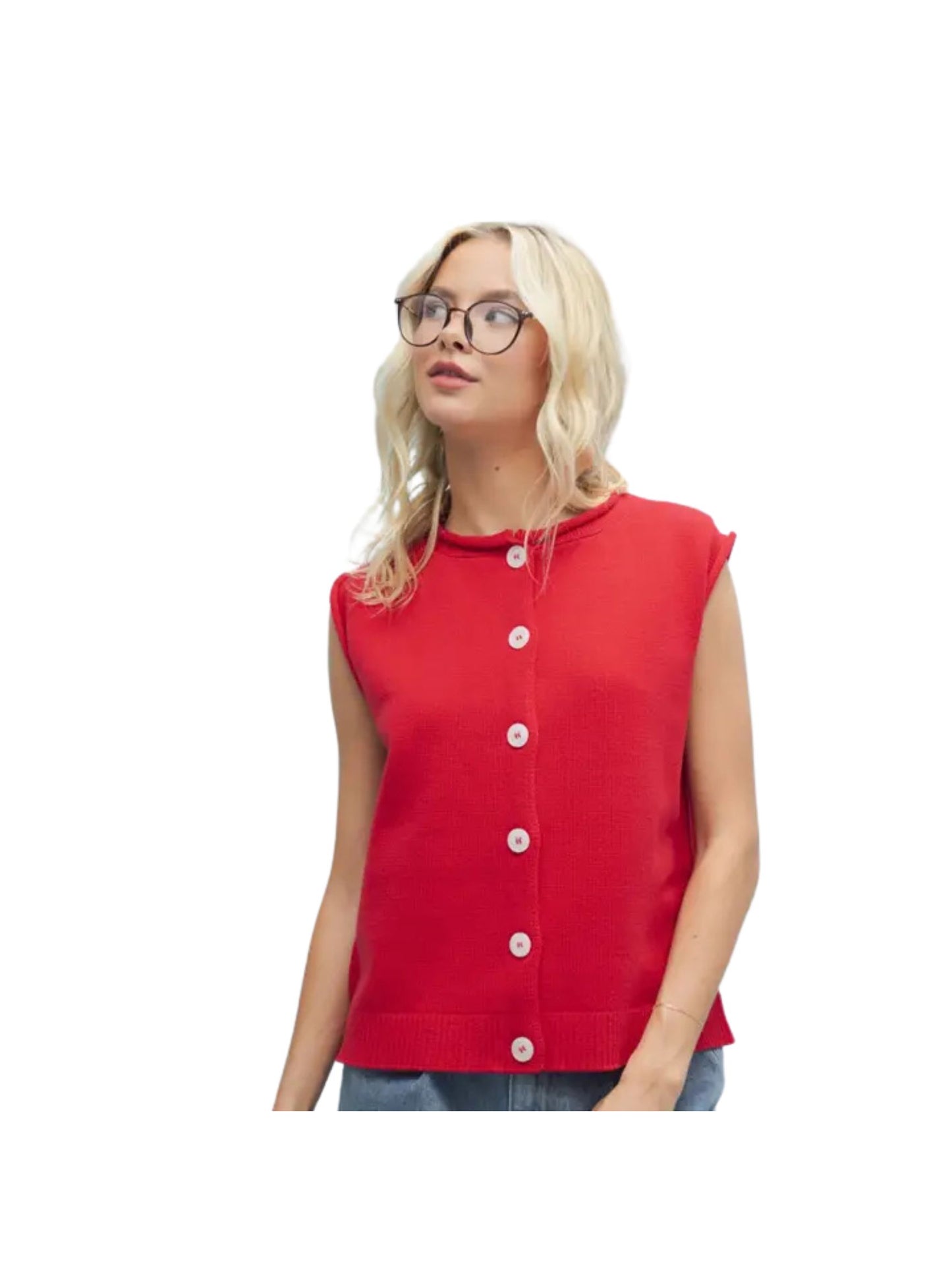 Mandy Button Up Vest