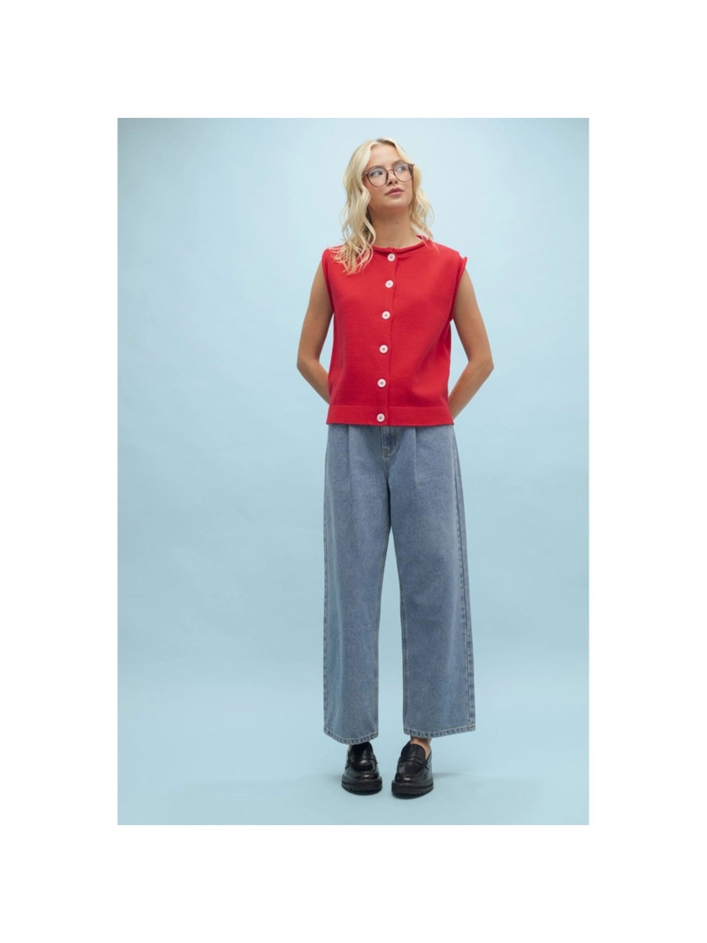 Mandy Button Up Vest