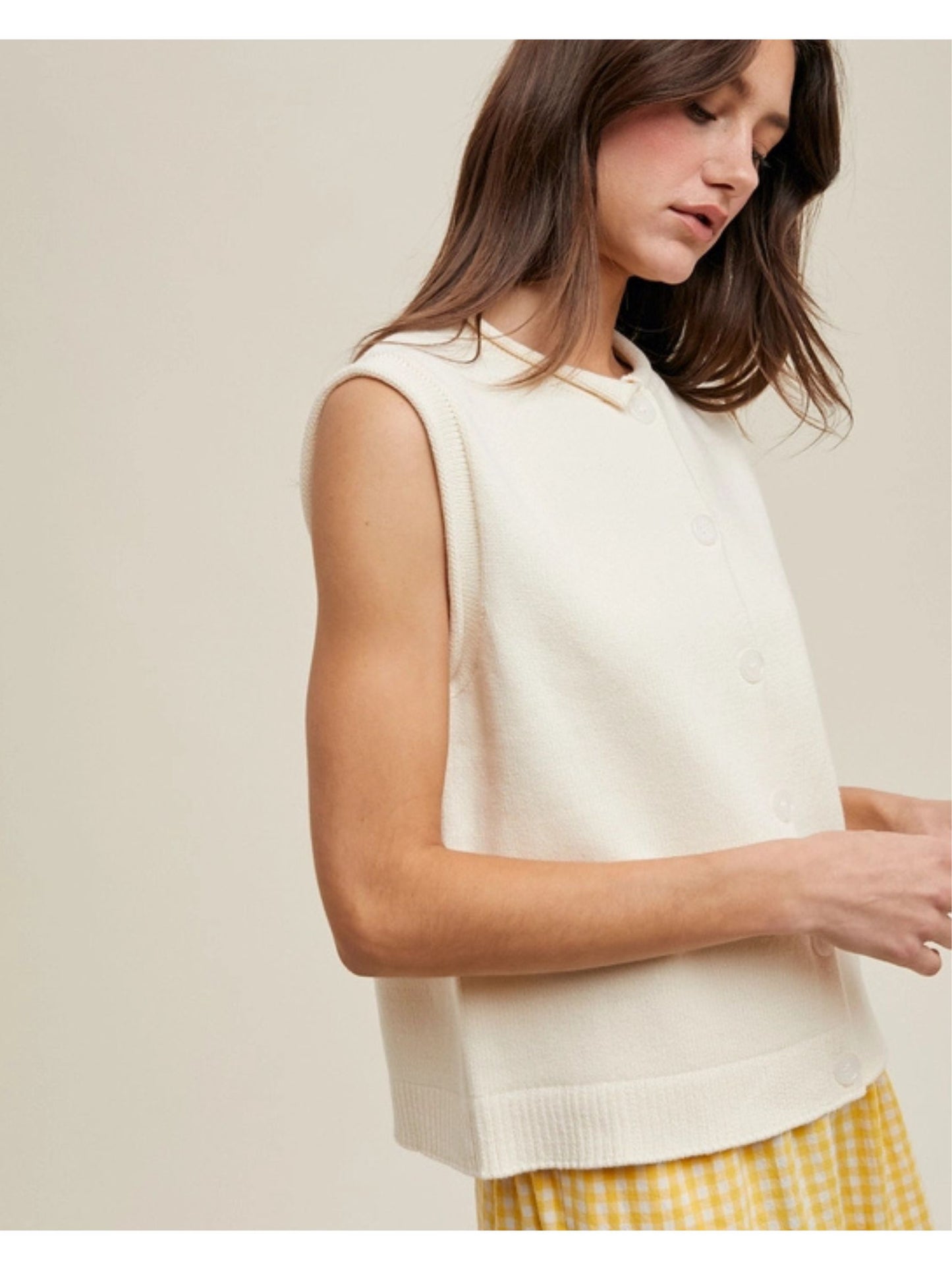 Mandy Button Up Vest