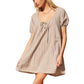 Austin Striped Puff Sleeve Dress