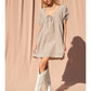 Austin Striped Puff Sleeve Dress