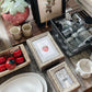 Strawberries on Stripes Framed Picture