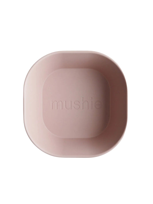 Square Dinnerware Bowl, Set of 2 - Blush