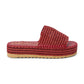 Del Mar Sandals - Burnt Red