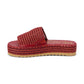 Del Mar Sandals - Burnt Red