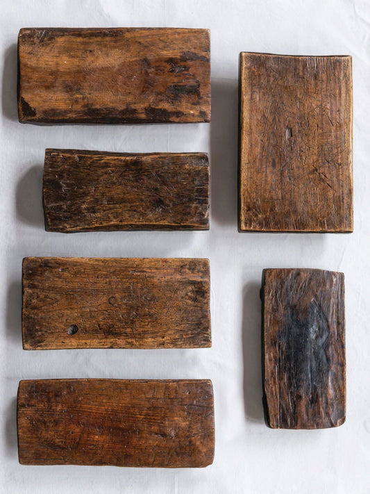 Found Wood Pedestal