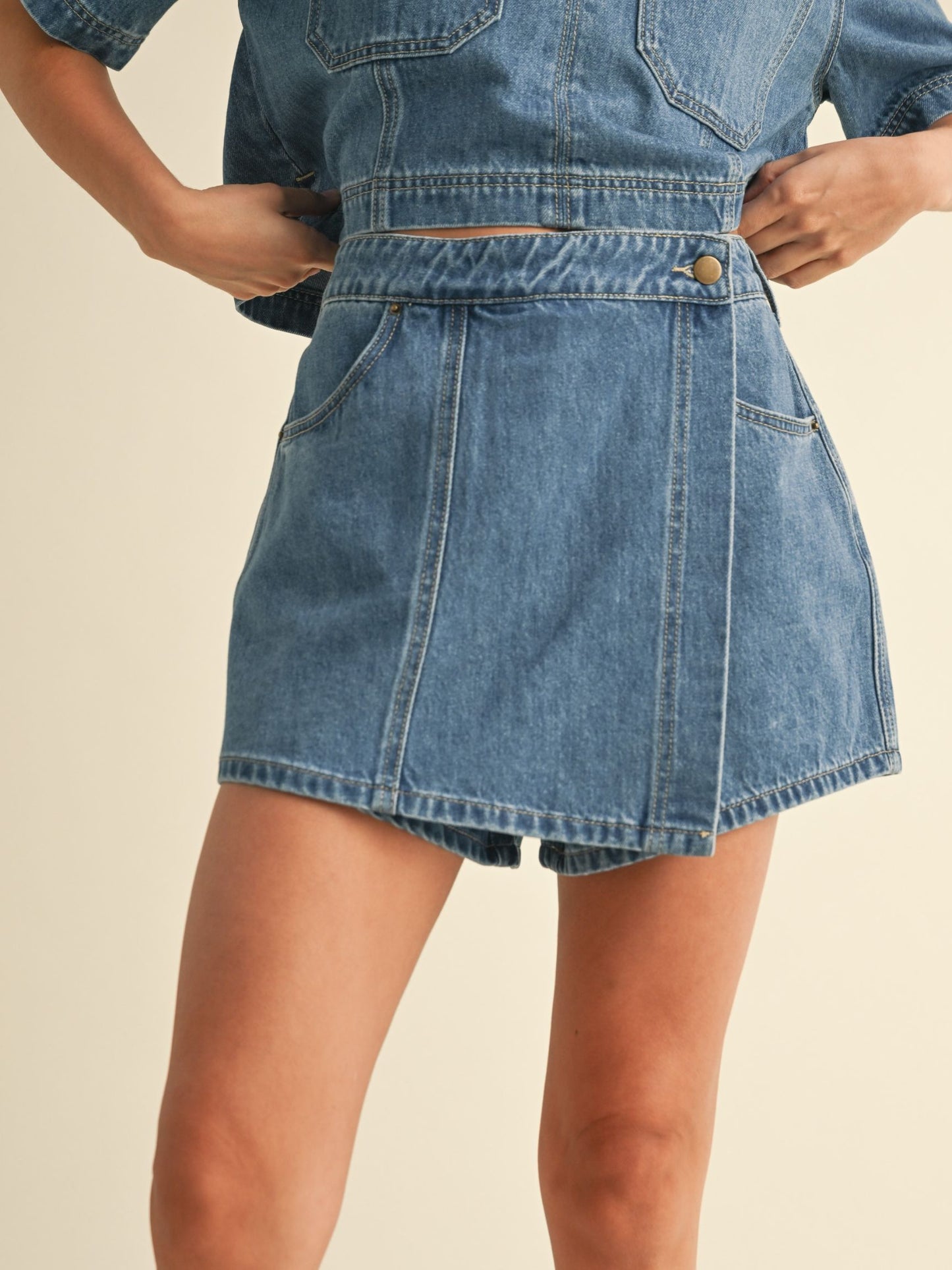 Lost Coast Denim Skort
