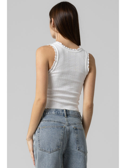 Pointelle Tank