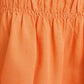 Orange Smocked Mini Dress