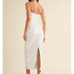 Mix Sequin Midi Dress