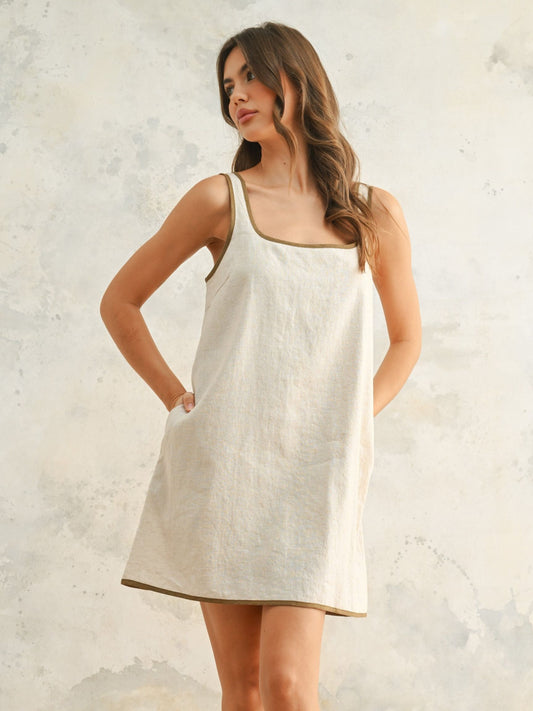 Pasadena Linen Mini Dress