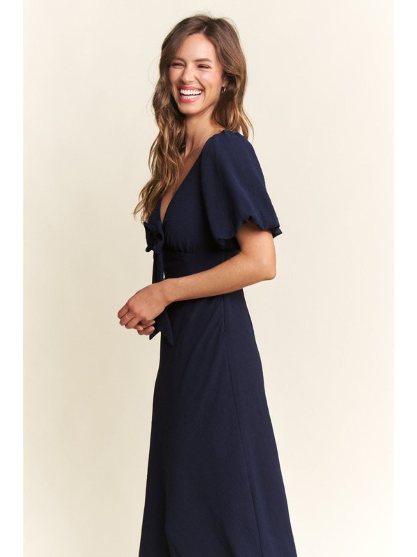 Aria Puff Sleeve Maxi Dress