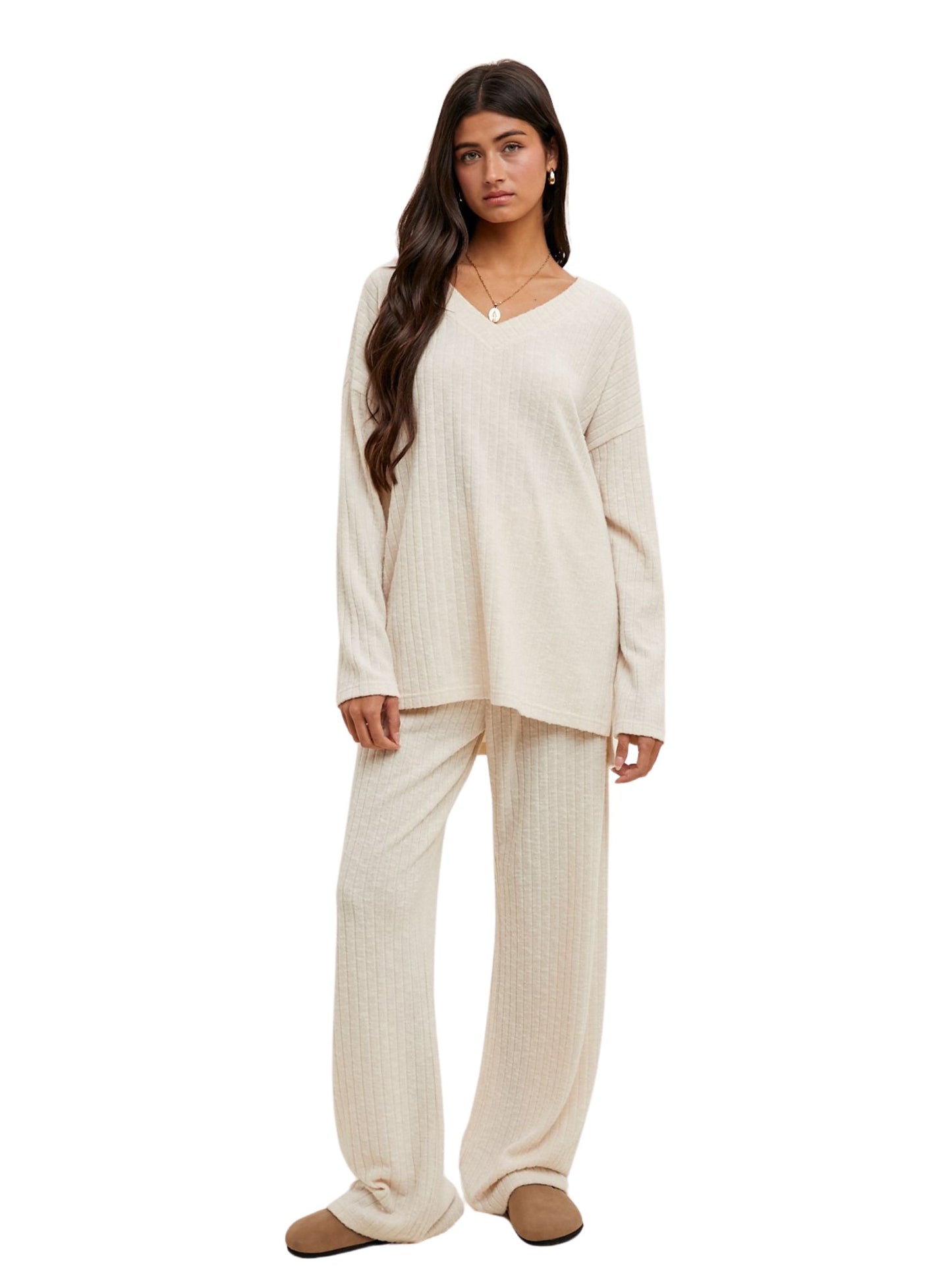 Leah Ribbed Knit Top