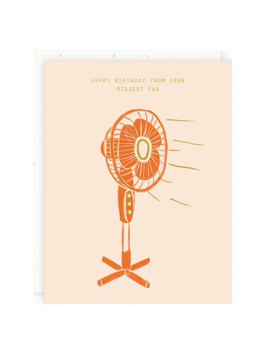 Biggest Fan Birthday Card
