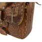 Vintage Leather Hand Tooled Saddle Bag