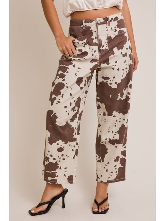 Romy Animal Barrel Pants