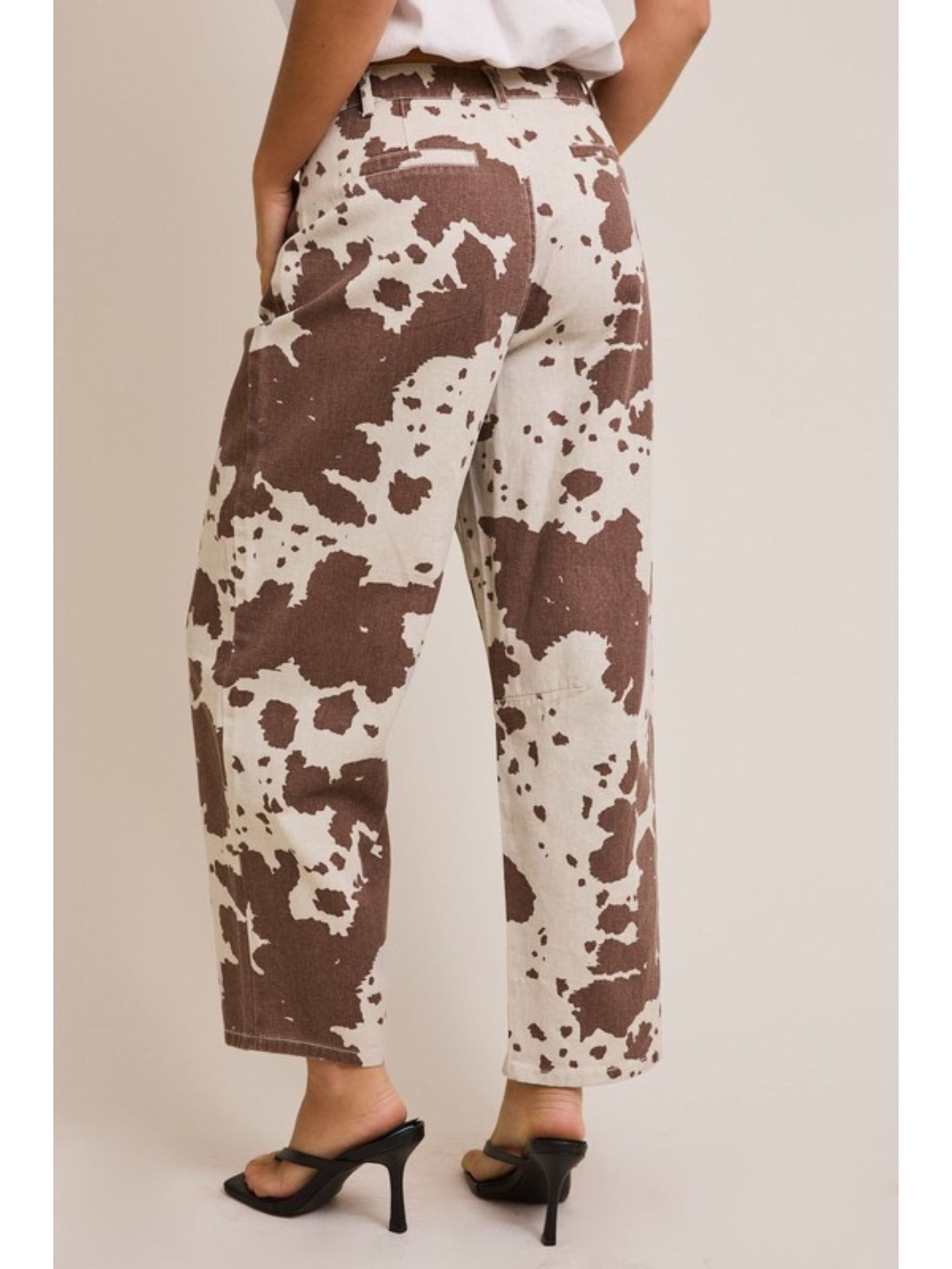 Romy Animal Barrel Pants