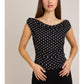 Polka Dot Off Shoulder Top