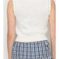 Snuggly Cotton Button Knit Vest
