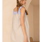 Sky Striped Mini Dress