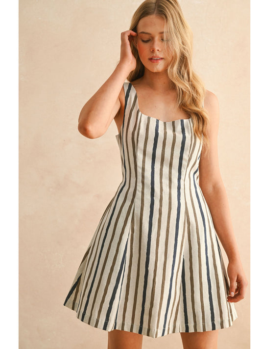 Navy Pier Stripe Dress