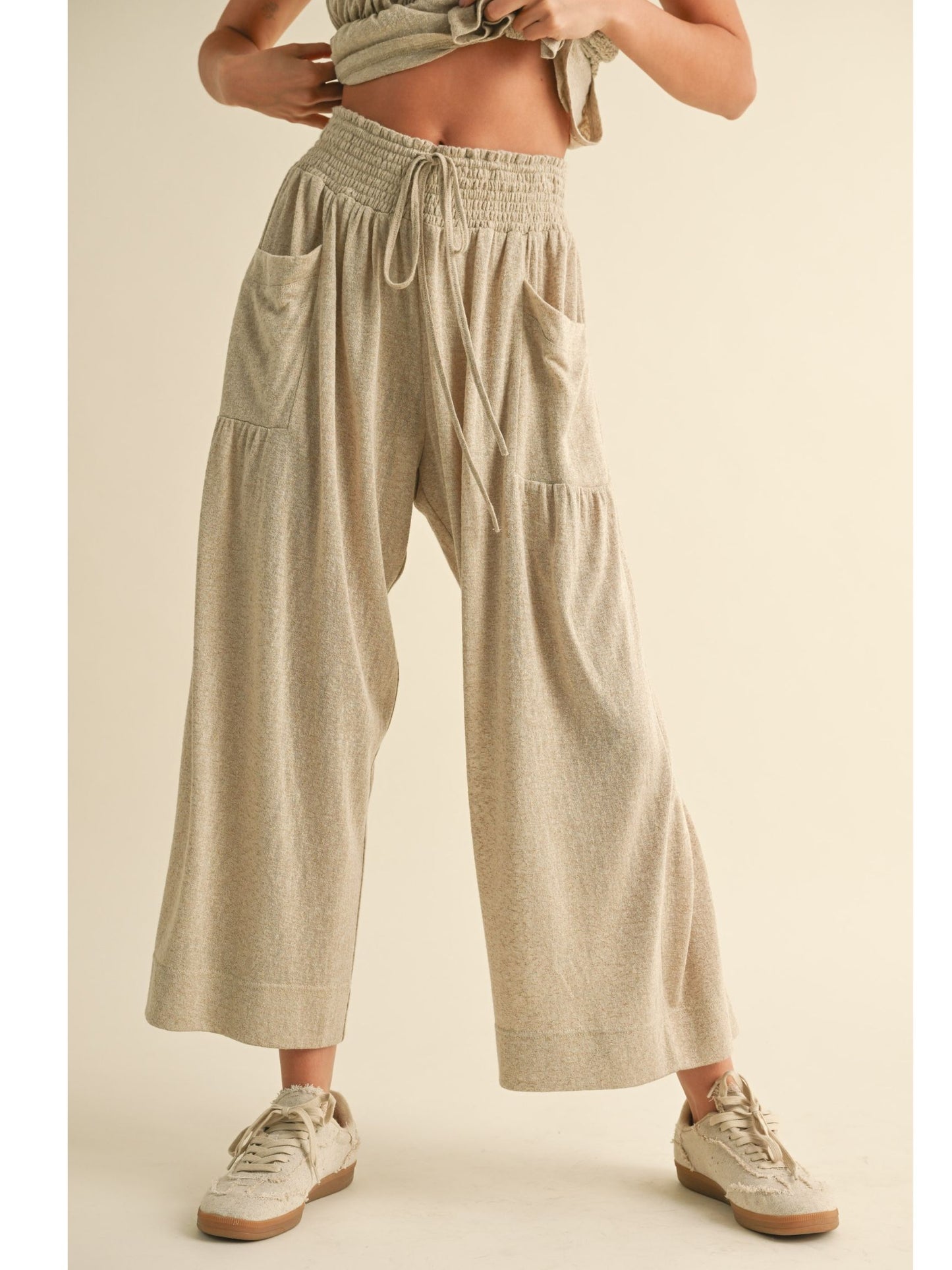 Sara Smock Waist With Pocket Pants