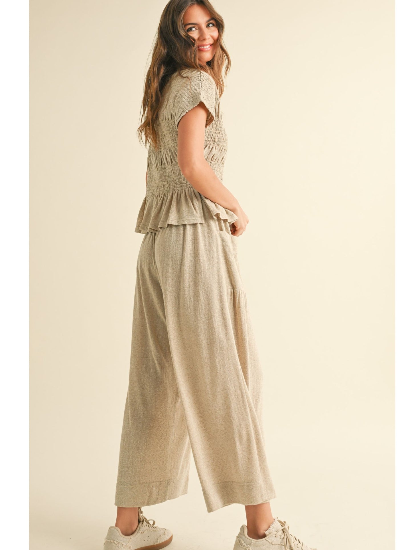 Sara Smock Waist With Pocket Pants